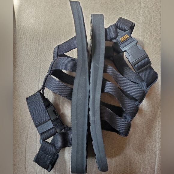 NWOT TEVA Original Dorado Sandals In Black Size Womens 9 - Picture 6 of 9